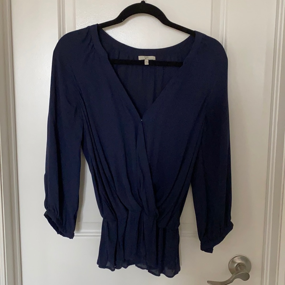 Joie silk shirt, size M